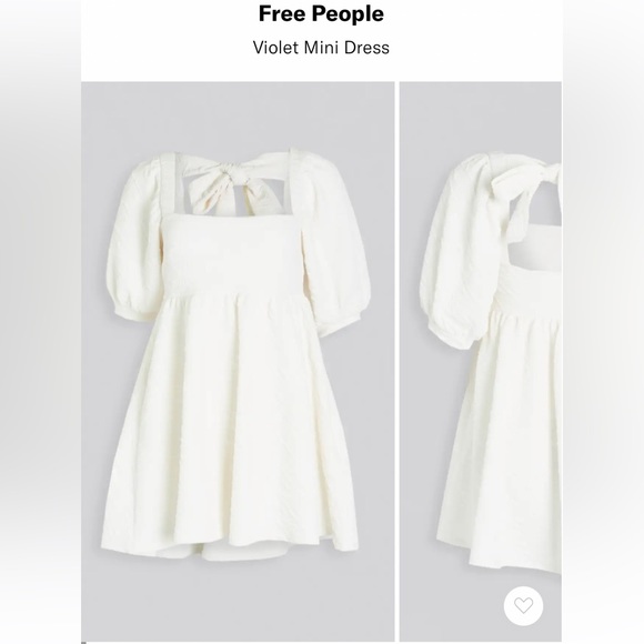 Free People violet mini dress XS - Picture 8 of 8